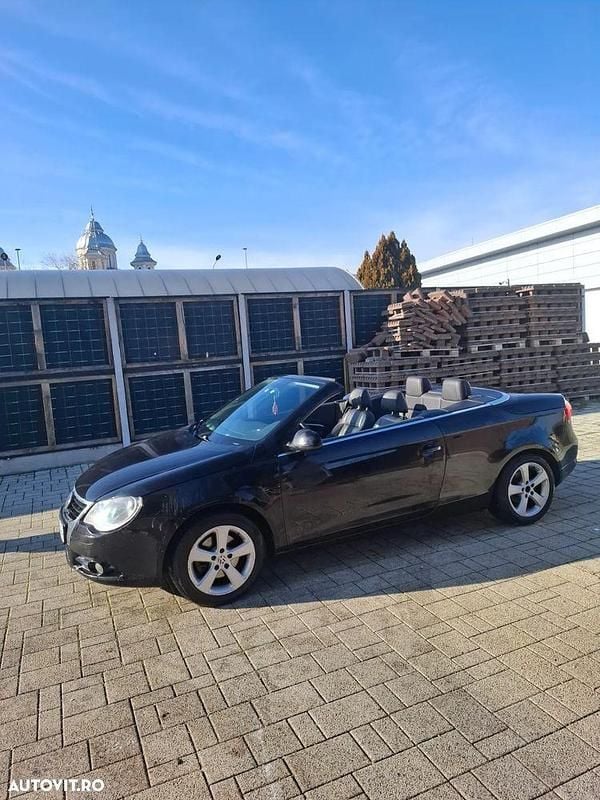 Culoarenegru Utilizat 2006 VW Eos Cabrio | 3.999 EUR - Imagine 1/4