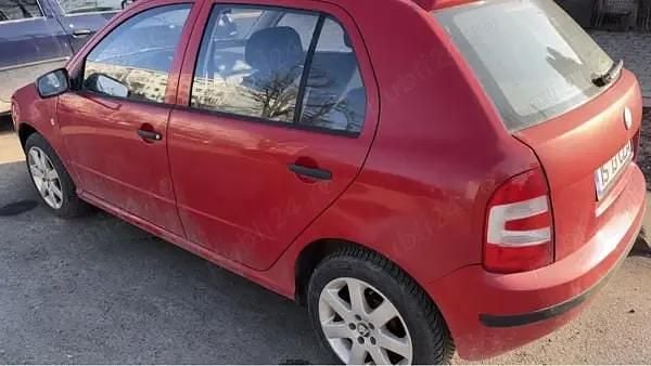 Second-hand Skoda Fabia 75 CP (55 kW) 2007 Rosu Hatchback