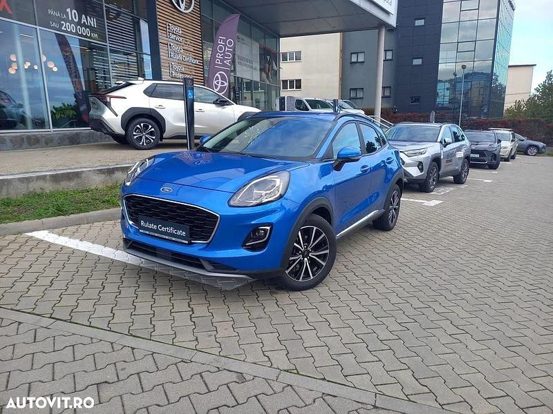 Culoarealbastru Utilizat 2021 Ford Puma Gen-E Titanium Hatchback | 17.450 EUR (Puțin scump) - Imagine 1/4