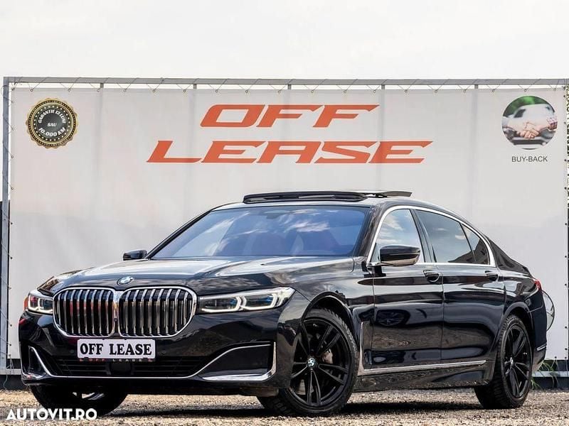 Culoarenegru Utilizat 2020 BMW 740L Comfort Edition Berlinǎ | 49.999 EUR (Preț bun) - Imagine 1/4