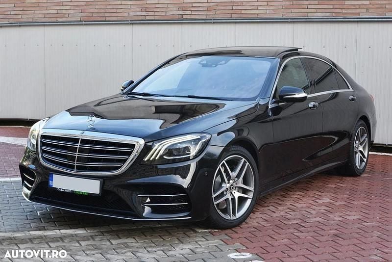 Second-hand Mercedes S400 340 CP (250 kW) 2018 Culoarenegru Berlinǎ