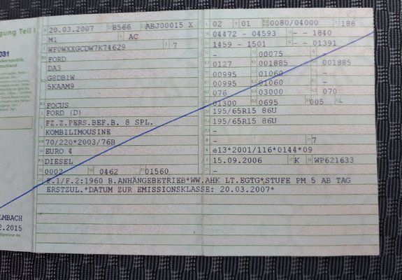 Gri Utilizat 2007 Ford Focus Break | 2.499 EUR (Preț OK) - Imagine 1/4