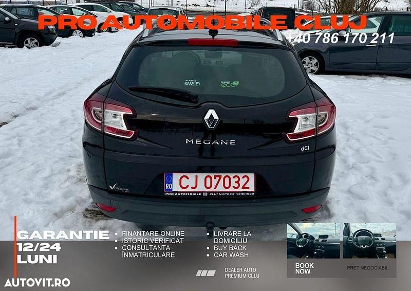 Second-hand Renault Mégane GrandTour Dynamique 110 CP (80 kW) 2014 Culoarenegru Break