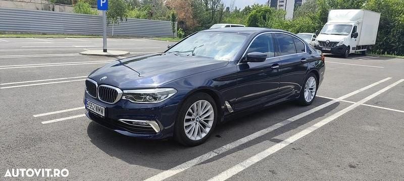 Culoarealbastru Utilizat 2018 BMW 520 Luxury Line Berlinǎ | 19.500 EUR (Preț bun) - Imagine 1/4