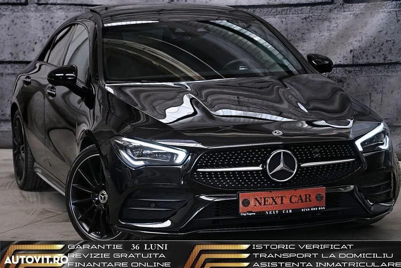 Second-hand Mercedes CLA200 AMG line 163 CP (119 kW) 2020 Culoarenegru Berlinǎ