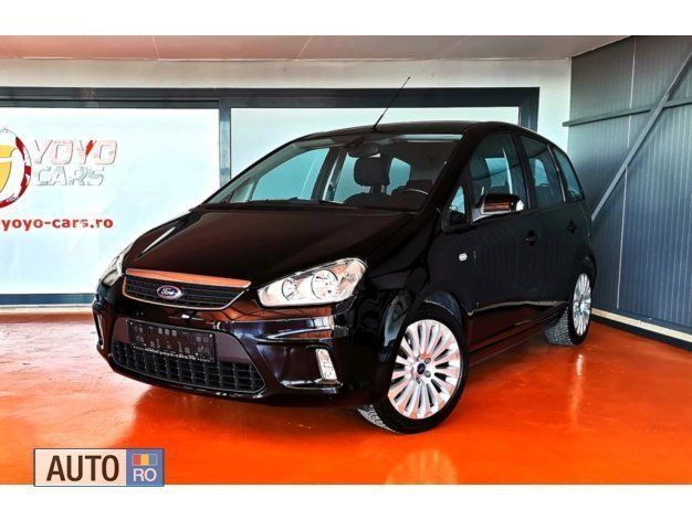 Negru Utilizat 2008 Ford C-MAX Monovolum | 3.990 EUR - Imagine 1/4