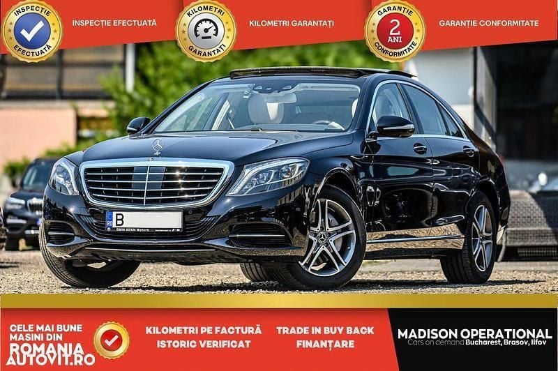 Negru Utilizat 2017 Mercedes S350 Berlinǎ | 38.990 EUR - Imagine 1/4