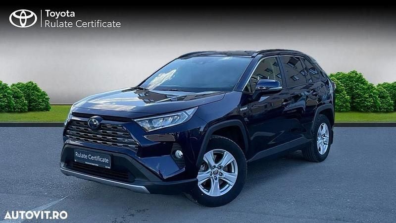 Culoarealbastru Utilizat 2020 Toyota RAV4 Hybrid SUV | 26.900 EUR (Preț bun) - Imagine 1/4