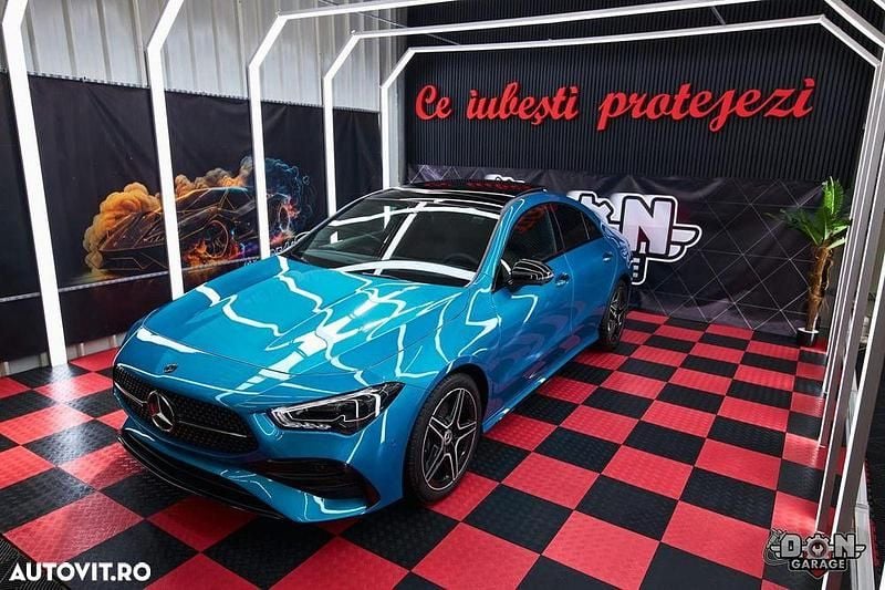 Culoarealbastru Second-hand 2024 Mercedes CLA200 Coupe | 39.500 EUR - Imagine 1/4