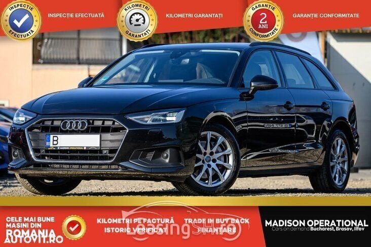 Negru Utilizat 2020 Audi A4 Advanced Break | 21.949 EUR (Preț OK) - Imagine 1/4