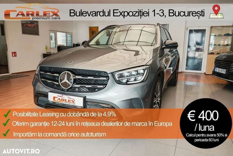 Gri Utilizat 2021 Mercedes GLC300 SUV | 38.900 EUR - Imagine 1/4