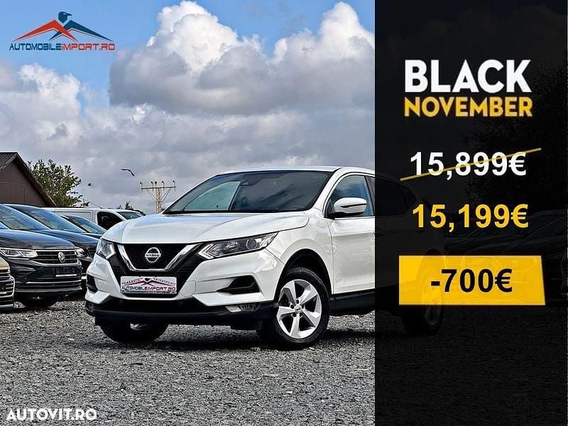 Culoarealb Utilizat 2021 Nissan Qashqai Shiro SUV | 15.199 EUR (Preț OK) - Imagine 1/4