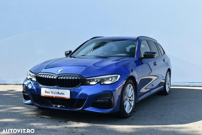Albastru Utilizat 2021 BMW 320 M Sport Break | 21.900 EUR (Preț bun) - Imagine 1/4