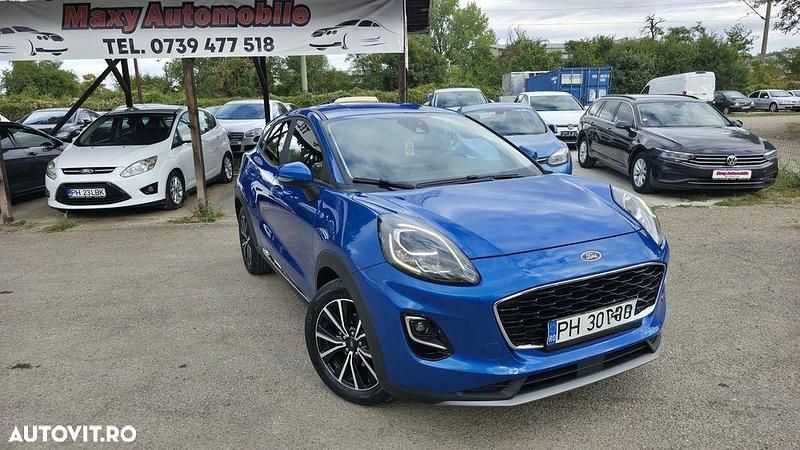 Culoarealbastru Utilizat 2020 Ford Puma Gen-E Titanium SUV | 12.450 EUR (Preț OK) - Imagine 1/4