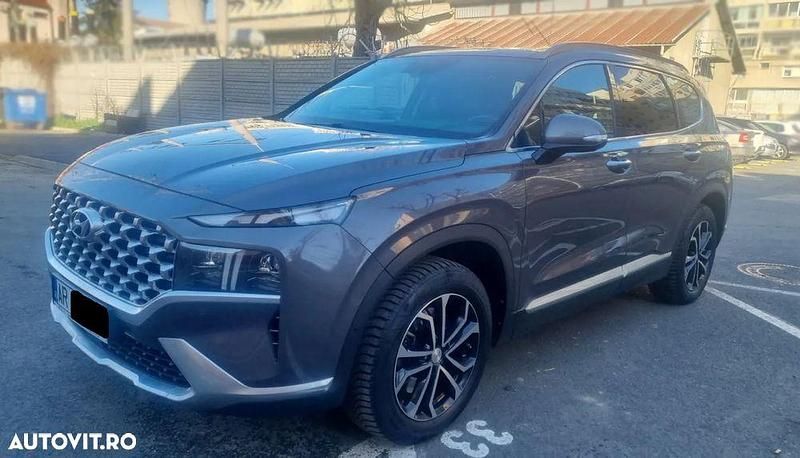 Gri Utilizat 2021 Hyundai Santa Fe SUV | 27.499 EUR (Preț OK) - Imagine 1/4