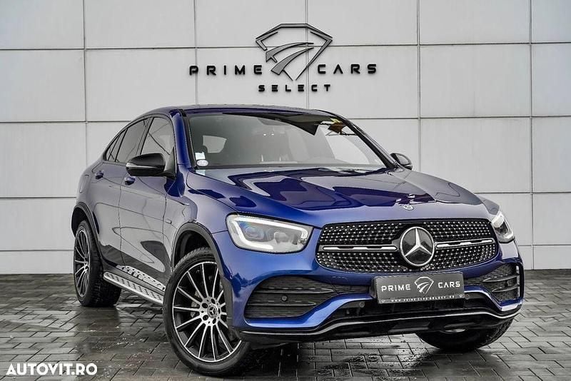 Culoarealbastru Utilizat 2020 Mercedes GLC300e AMG line SUV | 39.971 EUR (Preț OK) - Imagine 1/4