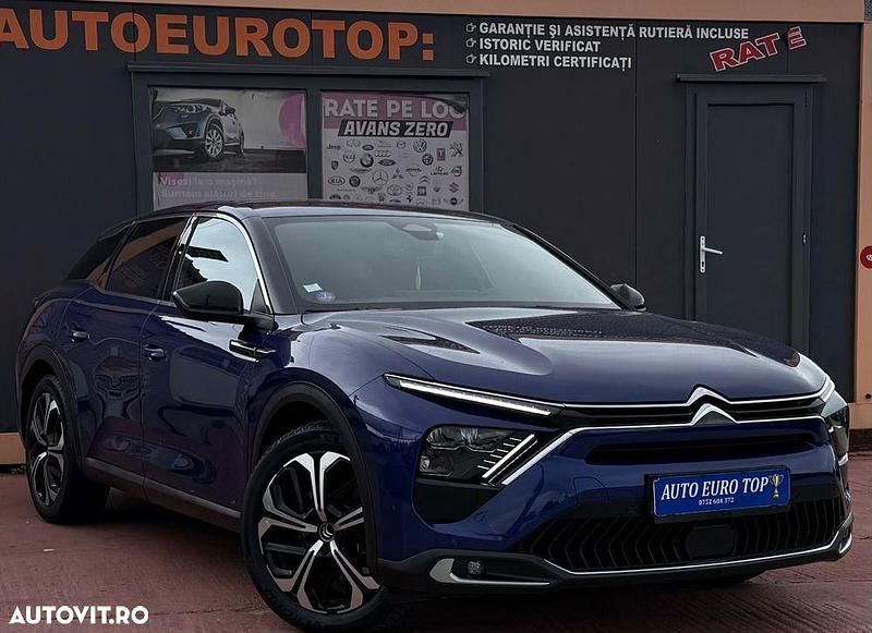 Culoarealbastru Utilizat 2023 Citroën C5 Aircross Shine SUV | 21.478 EUR (Puțin scump) - Imagine 1/4
