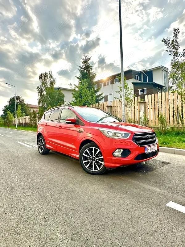 Rosu Utilizat 2017 Ford Kuga ST-Line SUV | 14.500 EUR (Preț OK) - Imagine 1/4