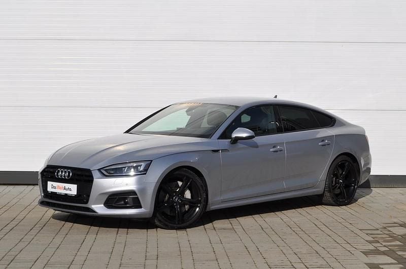 Argintiu metalic Utilizat 2019 Audi A5 Sportback | 28.976 EUR (Puțin scump) - Imagine 1/4
