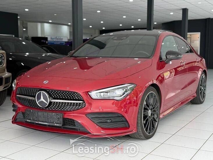 Roșu Utilizat 2020 Mercedes CLA200 AMG line | 36.123 EUR (Scump) - Imagine 1/4