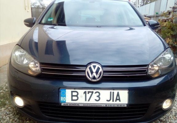 Second-hand VW Golf VI 105 CP (77 kW) 2011 Albastru Hatchback