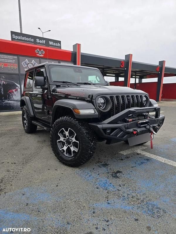 Culoarenegru Utilizat 2021 Jeep Wrangler Rubicon SUV | 57.500 EUR (Puțin scump) - Imagine 1/4