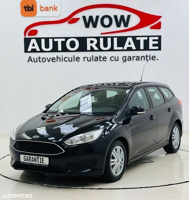 Negru Utilizat 2015 Ford Focus Break | 6.590 EUR (Preț OK) - Imagine 1/4