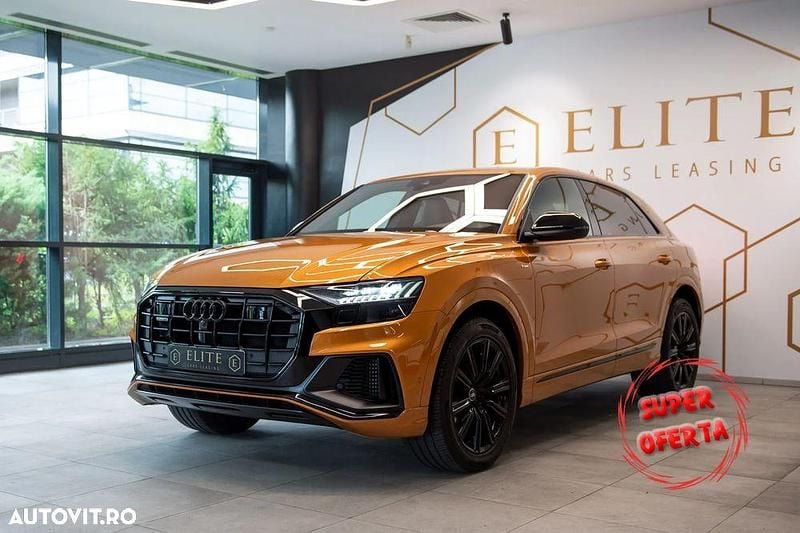 Culoareportocaliu Utilizat 2022 Audi Q8 S-Line SUV | 72.114 EUR (Puțin scump) - Imagine 1/4