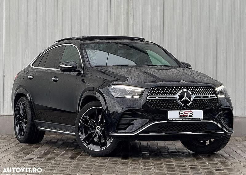 Culoarenegru Utilizat 2023 Mercedes GLE300 Advanced Plus Coupe | 79.999 EUR (Preț OK) - Imagine 1/4