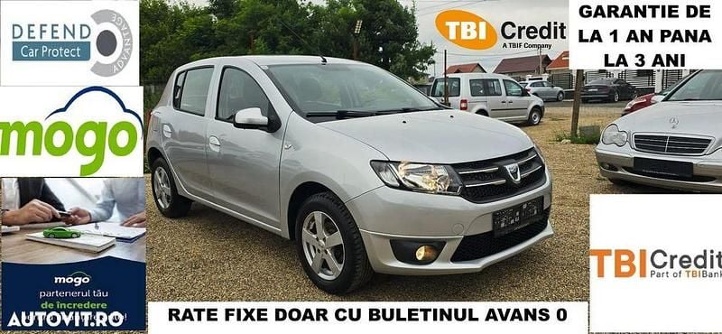 Argint Utilizat 2015 Dacia Sandero Lauréate Hatchback | 5.990 EUR (Preț OK) - Imagine 1/4
