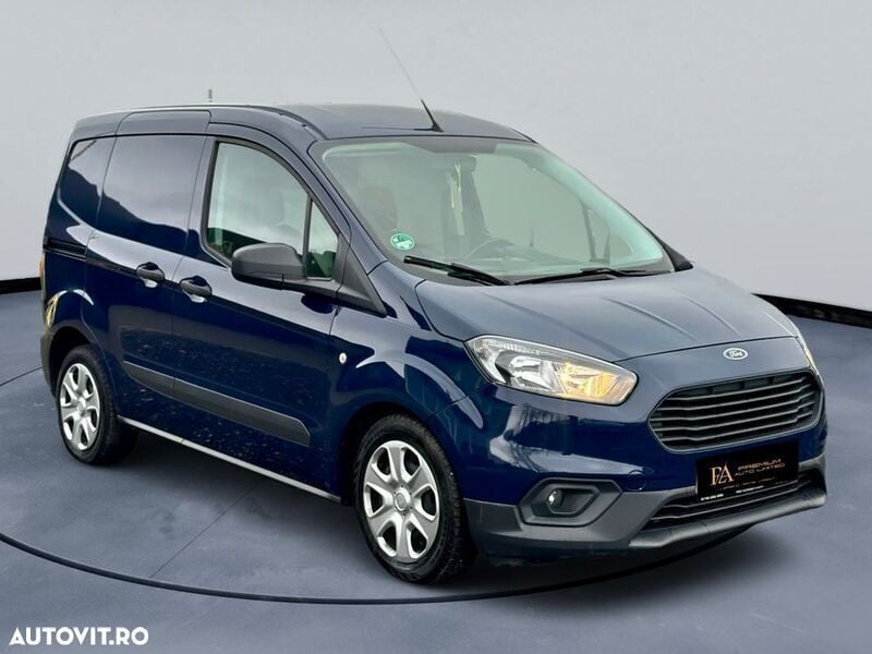Albastru Utilizat 2019 Ford Transit Ambiente Break | 7.700 EUR (Preț OK) - Imagine 1/4
