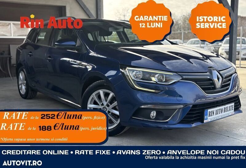 Albastru Utilizat 2018 Renault Mégane GrandTour Business Break | 9.990 EUR (Preț OK) - Imagine 1/4