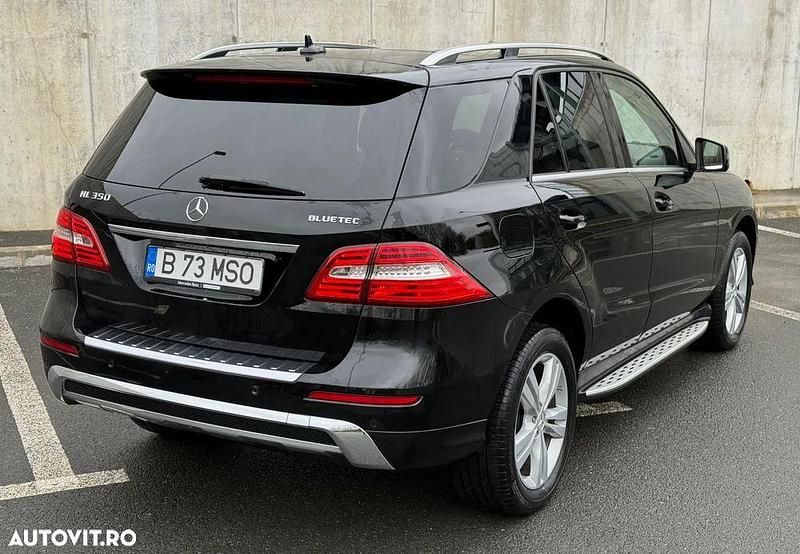 Second-hand Mercedes ML350 258 CP (189 kW) 2015 Culoarenegru SUV