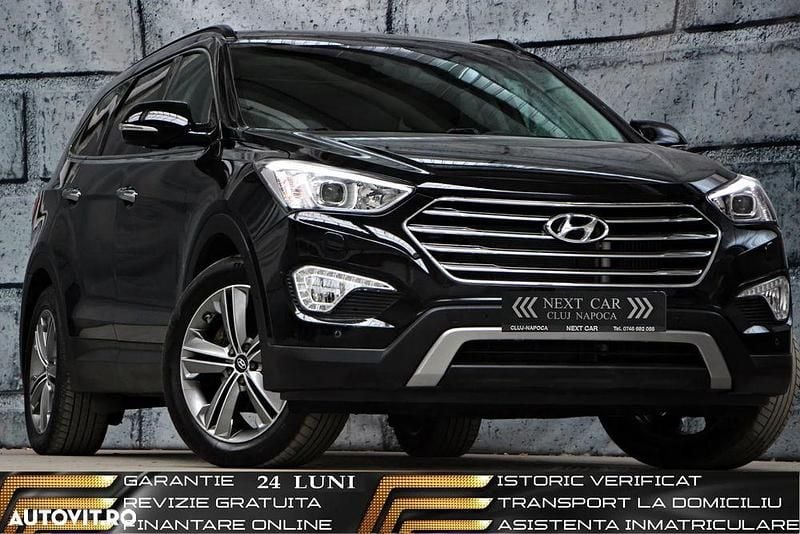 Negru Utilizat 2015 Hyundai Grand Santa Fe SUV | 15.450 EUR - Imagine 1/4