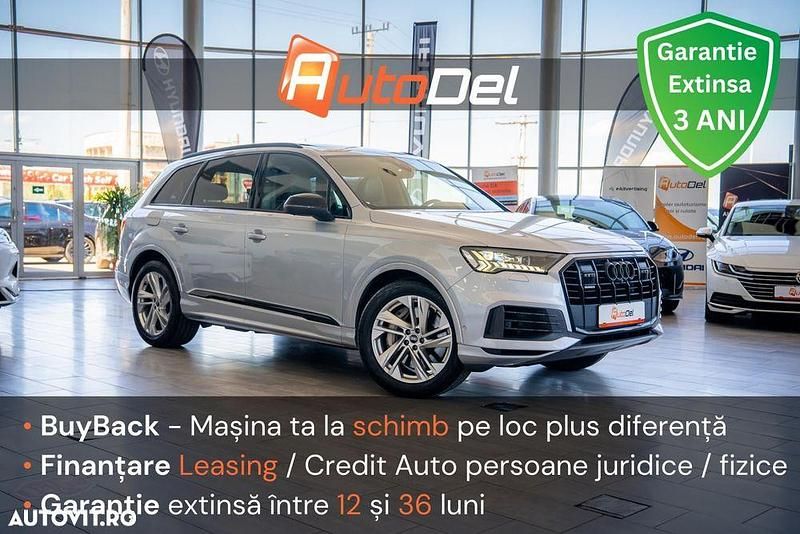 Argint Utilizat 2021 Audi Q7 S-Line SUV | 51.348 EUR (Preț OK) - Imagine 1/4