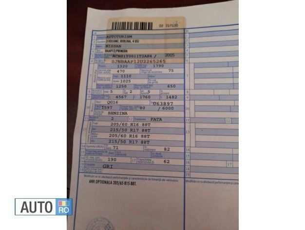 Second-hand Nissan Primera 75 CP (55 kW) 2005 Hatchback