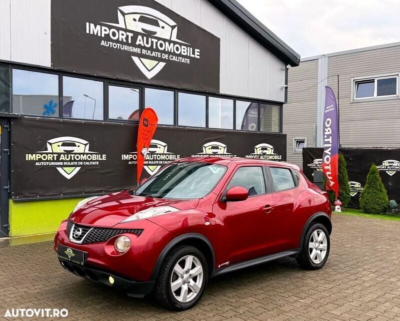 Rosu Utilizat 2011 Nissan Juke Acenta SUV | 6.999 EUR (Puțin scump) - Imagine 1/4