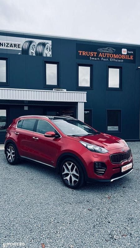 Rosu Utilizat 2016 Kia Sportage GT-Line SUV | 14.990 EUR (Preț bun) - Imagine 1/4