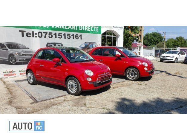 Rosu Utilizat 2009 Fiat 500 Hatchback | 3.999 EUR (Scump) - Imagine 1/4