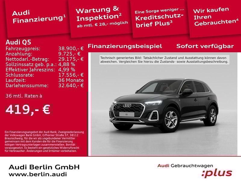 Utilizat 2022 Audi Q5 S-Line SUV | 42.006 EUR (Scump) - Imagine 1/1