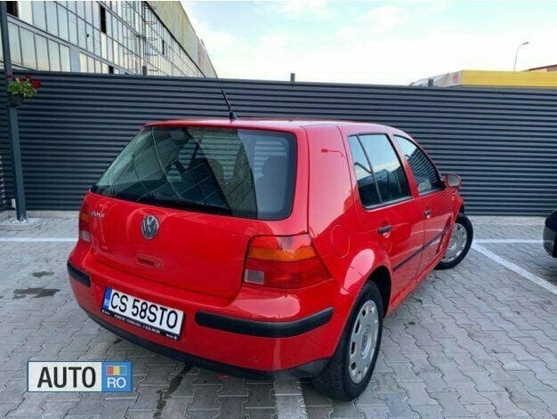Rosu Utilizat 1998 VW Golf IV Hatchback | 1.050 EUR (Preț OK) - Imagine 1/4