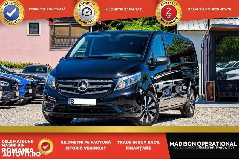 Negru Utilizat 2019 Mercedes Vito Monovolum | 29.850 EUR (Preț bun) - Imagine 1/4
