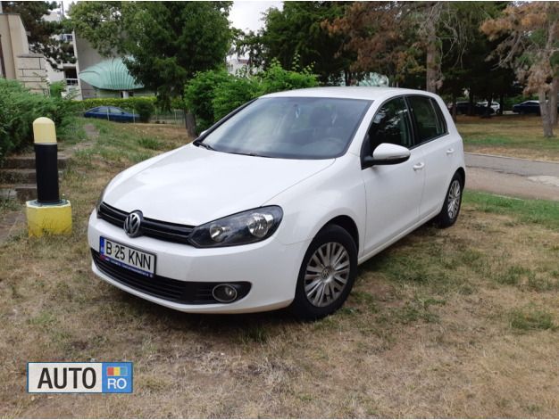 Second-hand VW Golf VI 105 CP (77 kW) 2010 Alb Hatchback