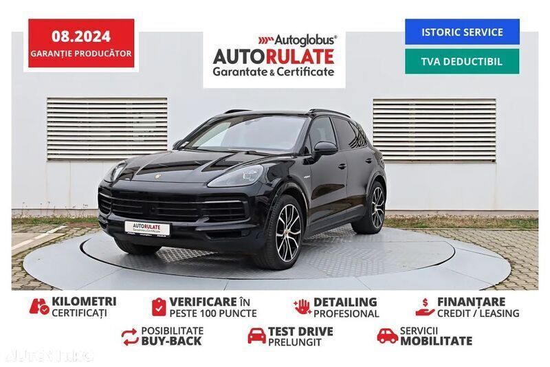 Negru Utilizat 2018 Porsche Cayenne SUV | 71.000 EUR (Puțin scump) - Imagine 1/4