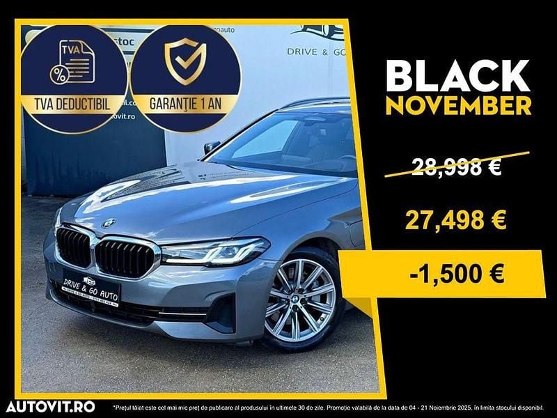 Culoaregri Utilizat 2021 BMW 530e Luxury Line Break | 27.497 EUR (Preț bun) - Imagine 1/4