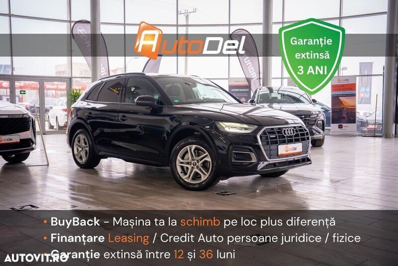 Negru Utilizat 2021 Audi Q5 Sport SUV | 34.509 EUR (Preț OK) - Imagine 1/4