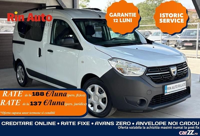 Culoarealb Utilizat 2019 Dacia Dokker Ambiance Van | 7.990 EUR (Preț bun) - Imagine 1/4