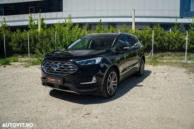 Negru Utilizat 2020 Ford Edge Titanium SUV | 25.990 EUR - Imagine 1/4