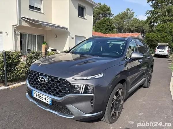 Gri Utilizat 2021 Hyundai Santa Fe SUV | 31.499 EUR (Puțin scump) - Imagine 1/4