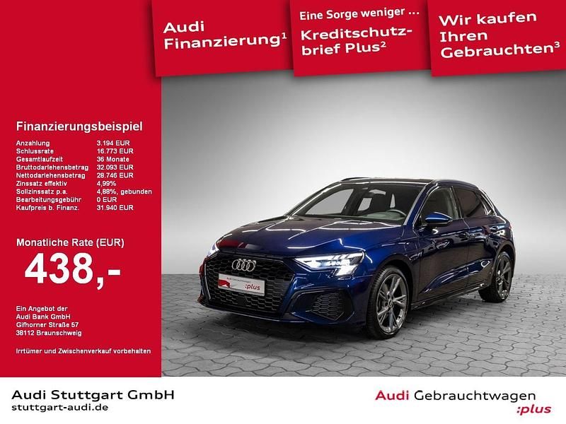 Utilizat 2021 Audi A3 Sportback e-tron S-Line Berlinǎ | 34.490 EUR - Imagine 1/1